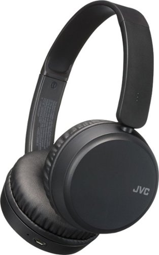  JVC - HA S35BT Wireless On-Ear Headphones - Black
