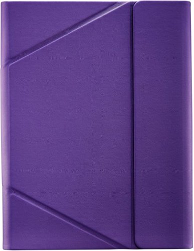 Insignia™ - Universal FlexView Folio Case for most 9" to 11" tablets - Purple