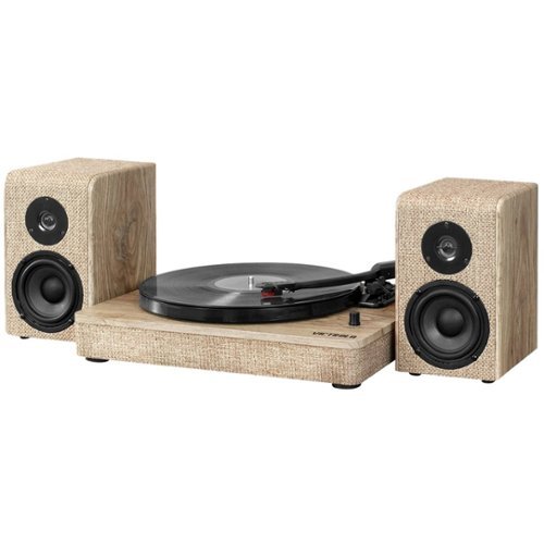 Victrola - Bluetooth Stereo Turntable - Farmhouse Oatmeal-Front_Standard 
