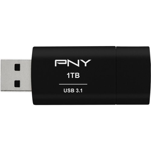 PNY - Elite-X 1TB USB 3.1 Gen 1 Flash Drive - Black/Blue
