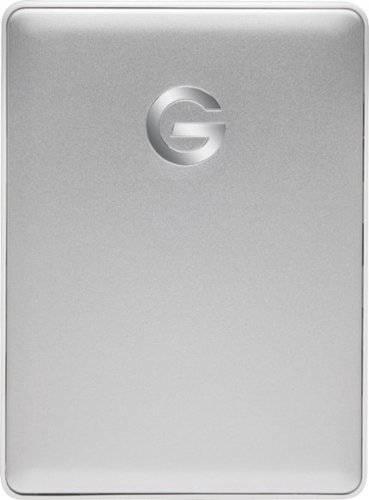 G-Technology - G-DRIVE Mobile USB-C 2TB External USB 3.1 Gen 1 Portable Hard Drive - Silver