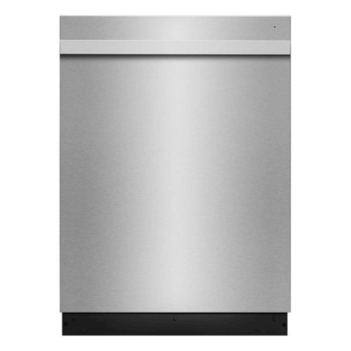 "JennAir - NOIR TriFecta 24"" Top Control Tall Tub Built-In Dishwasher with Stainless Steel Tub - Stainless Steel"