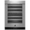 JennAir - 45-Bottle Built-In Dual Zone Wine Cooler - Stainless Steel-Front_Standard