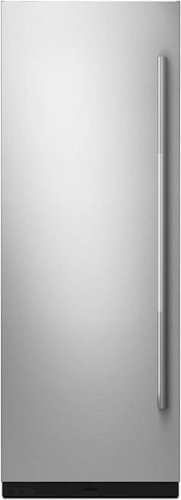 JennAir - RISE Left Swing Door Panel Kit for Select 30" Jenn-Air Built-In Column Refrigerators - Stainless steel