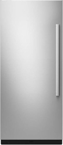 JennAir - NOIR Left Swing Door Panel Kit for Select 36" Jenn-Air Built-In Column Refrigerators - Stainless steel