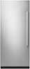 JennAir - NOIR Left Swing Door Panel Kit for Select 36" Jenn-Air Built-In Column Refrigerators - Stainless Steel-Front_Standard