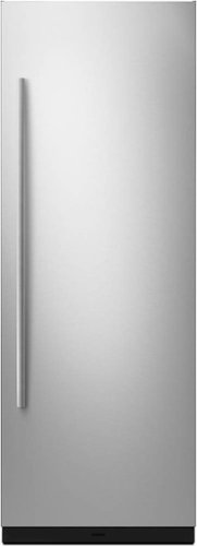 JennAir - NOIR Right Swing Door Panel Kit for Select 30" Jenn-Air Built-In Column Refrigerators - Stainless steel