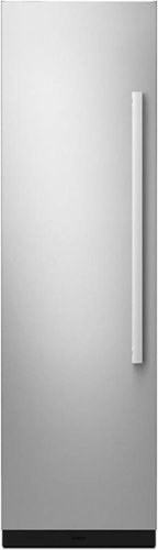 JennAir - NOIR Left-Swing Door Panel Kit for Select 24" Jenn-Air Built-In Column Refrigerators - Stainless steel