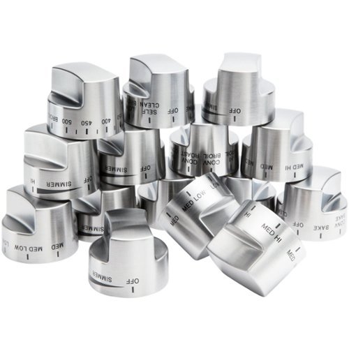 Viking - Control Knob Set for Ranges - Stainless Steel