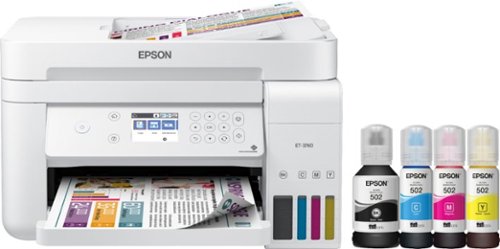 Epson - EcoTank ET-3760 Wireless All-In-One Inkjet Printer - White