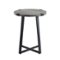 Walker Edison - Urban Industrial Side Table - Slate Gray-Front_Standard