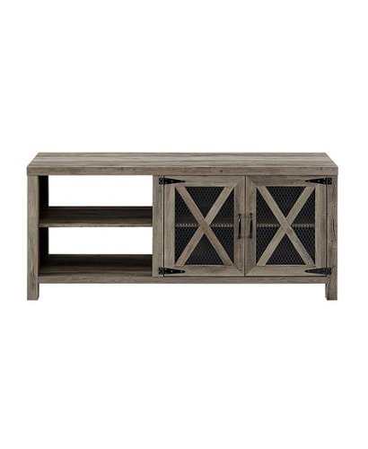 Walker Edison - TV Cabinet for Most Flat-Panel TVs Up to 64 - Gray Wash