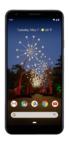 Google - Pixel 3a XL - Clearly White (Sprint)-Front_Standard 