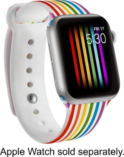 Modal™ - Active Silicone Band for Apple Watch 38mm, 40 mm and 41mm - Pride Stripe