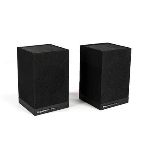 Klipsch - Powered Wireless Surround Channel Speakers (Pair) - Black