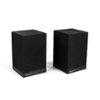 Klipsch - Powered Wireless Surround Channel Speakers (Pair) - Black-Front_Standard
