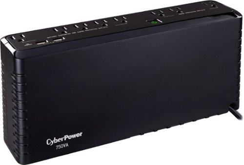 CyberPower - 750VA Battery Back-Up System - Black