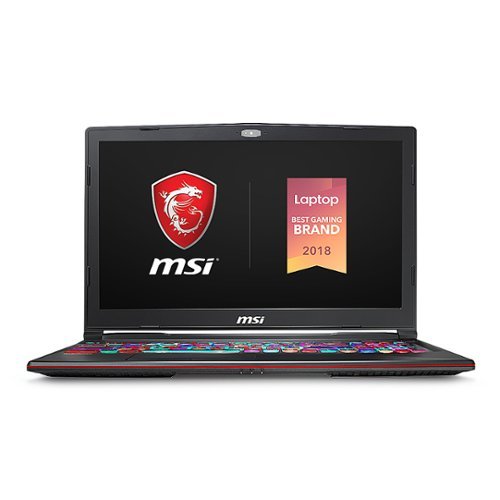 MSI - GL63 9SEK 15.6" Gaming Laptop - Intel Core i7 - 16GB Memory - NVIDIA GeForce RTX 2060 - 512GB Solid State Drive - Black-Front_Standard 