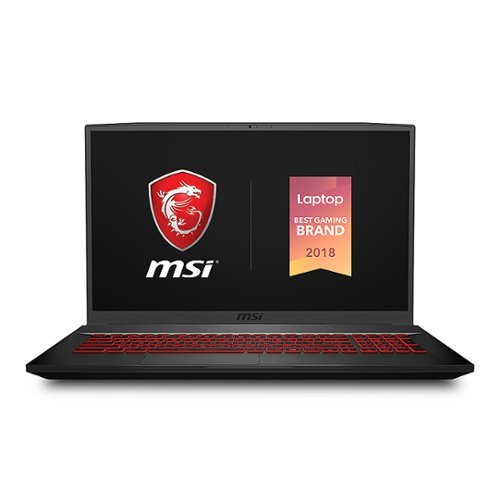 MSI - GF75 9SC 17.3" Gaming Laptop - Intel Core i7 - 16GB Memory - NVIDIA GeForce GTX 1650 Max-Q - 512GB Solid State Drive - Aluminum Black-Front_Standard 