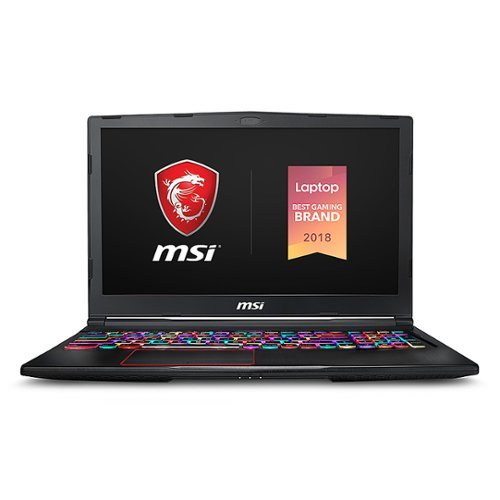 MSI - 15.6" Gaming Laptop - Intel Core i7 - 16GB Memory - NVIDIA GeForce RTX 2070 - 512GB Solid State Drive - Aluminum Black-Front_Standard 