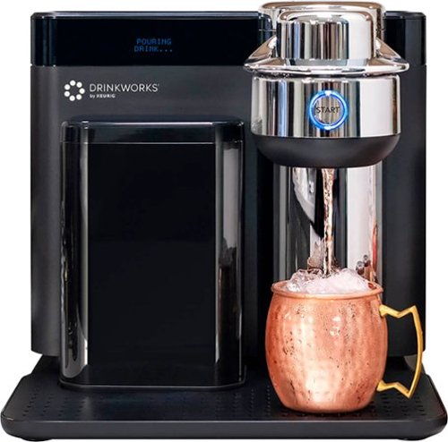 Keurig - Drinkworks Home Bar by Keurig, Single-Serve, Pod-Based Premium Cocktail, Spritzer, & Brews Maker (Pods sold separately) - Silver