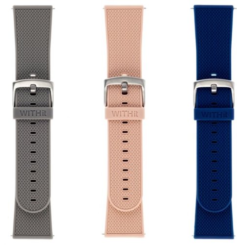 WITHit Band Kit for Fitbit Versa and Versa 2 (3-Pack) - Navy/Light Gray/Blush Pink BUY IN SINGAPORE
