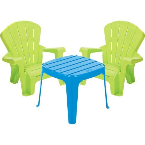 Little Tikes - Garden Table & Chairs - Blue/Green