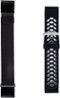 WITHit - 22mm Watch Bands for Garmin fēnix 5 and 5 Plus (2-Pack) - Black/Gray Sport & Black Mesh-Angle_Standard