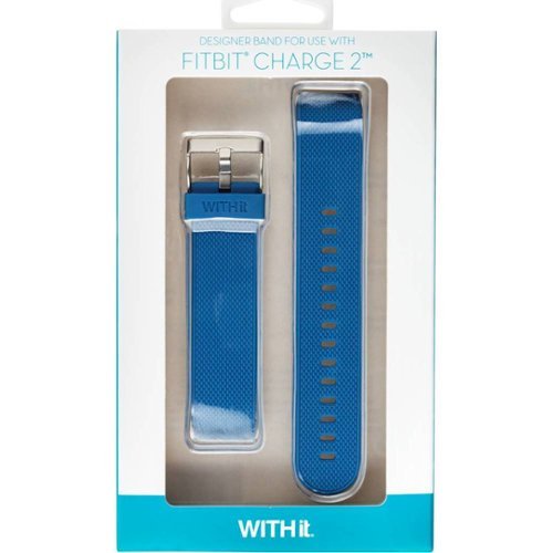 WITHit Silicone Band for Fitbit™ Charge 2 - Blue Woven HOW TO BUY