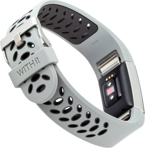 WITHit Silicone Sport Band for Fitbit Charge 2 - Gray/Black WORLDWIDE DELIVERY