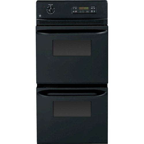  GE - 24&quot; Built-In Double Electric Wall Oven - Black