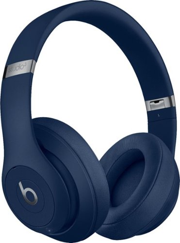 Geek Squad Certified Refurbished Beats Studio³ Wireless Noise Cancelling Headphones - Blue-Angle_Standard 