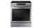 Samsung - 5.8 Cu. Ft. Self-Cleaning Slide-In Electric Convection Range-Front_Standard