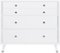 Karla Dubois - Wooster 3-Drawer Dresser - Pure White-Front_Standard