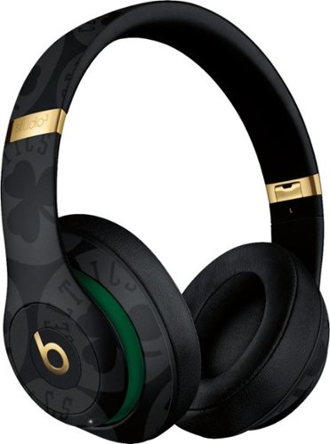 Geek Squad Certified Refurbished Beats Studio³ Wireless Noise Cancelling Headphones - NBA Collection - Celtics Black