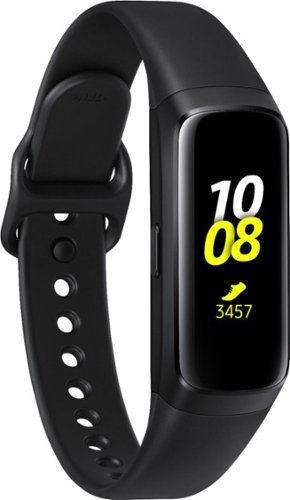  Samsung - Galaxy Fit Activity Tracker + Heart Rate - Black