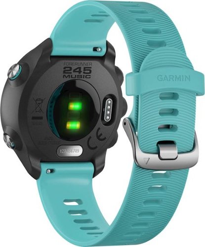 Garmin Forerunner 245 Music GPS Smartwatch 42mm Fiber-Reinforced Polymer - Aqua GLOBAL SHIPPING