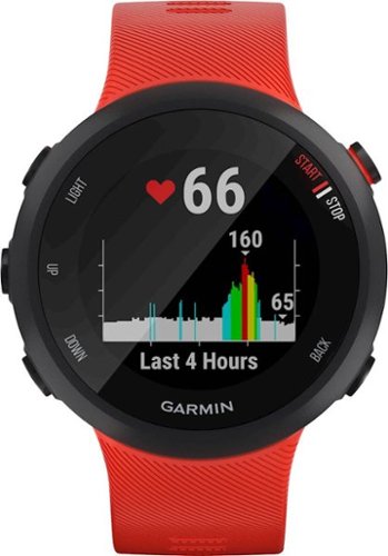 Garmin Forerunner 45 GPS Smartwatch 42mm Fiber-Reinforced Polymer - Lava Red HOW TO BUY