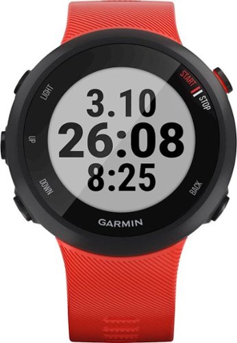 Garmin Forerunner 45 GPS Smartwatch 42mm Fiber-Reinforced Polymer - Lava Red WHERE TO BUY