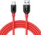 Anker - 6' USB Type C-to-USB Type A Charge-and-Sync Cable - Red-Front_Standard