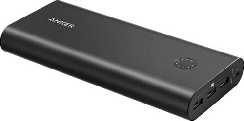 Anker - PowerCore+ 26800 mah Portable Charger with Qualcomm QC - Black-Front_Standard 