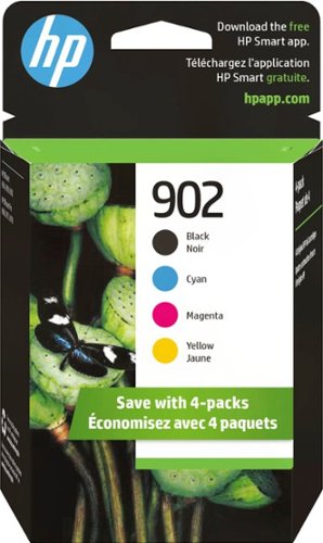 HP - 902 4-Pack Standard Capacity Ink Cartridges - Black/Cyan/Magenta/Yellow