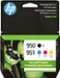HP - 950/951 4-Pack Standard Capacity Ink Cartridges - Black/Cyan/Magenta/Yellow-Front_Standard