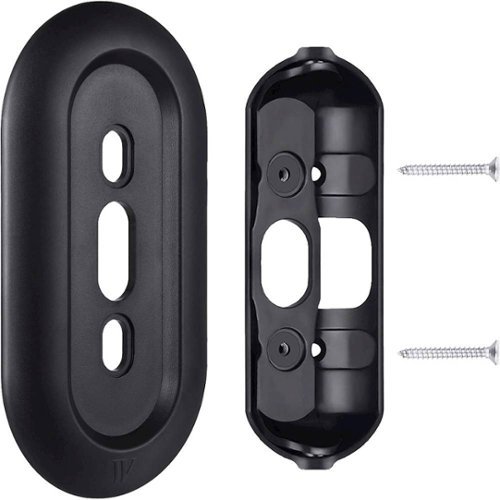 Wasserstein Wall Plate and Adjustable Angle Wall Mount Bundle for Nest Hello Video Doorbell - Black HOW TO BUY