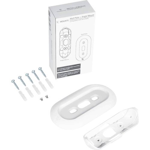 Wasserstein Wall Plate and Adjustable Angle Wall Mount Bundle for Nest Hello Video Doorbell - White HOW TO BUY