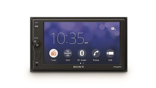 Sony - 6.2" Media Receiver with Bluetooth - Black-Front_Standard 