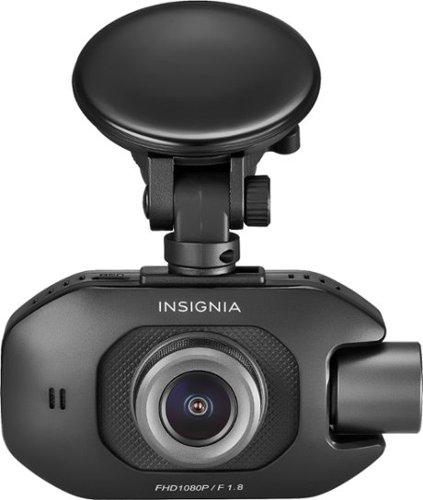 Insignia™ - Front and Rear-Facing Camera Dash Cam - Black