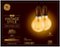 GE - Vintage 280-Lumen, 4.5W Dimmable G25 LED Light Bulb, 40W Equivalent (2-Pack) - Amber-Front_Standard