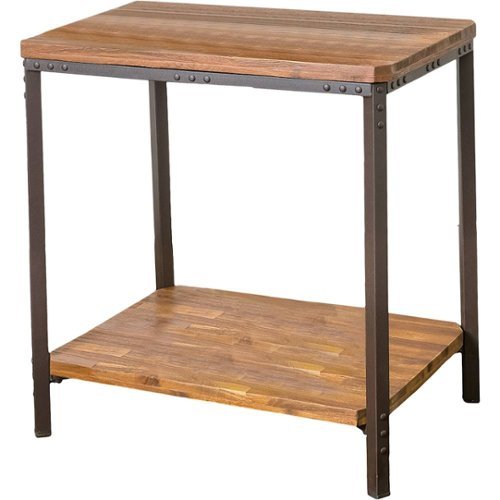  Noble House - Mapleton Rectangular Hardwood End Table