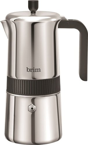 Brim - 6 Cup Moka Maker - Stainless Steel